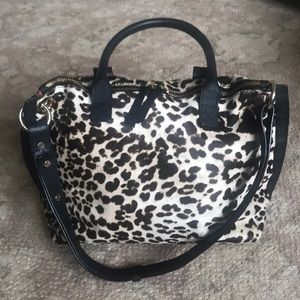 Boden Toulon Bag - Snow Leopard Pony Hair